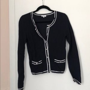 Claudie Pierlot Pearl Buttoned Cardigan